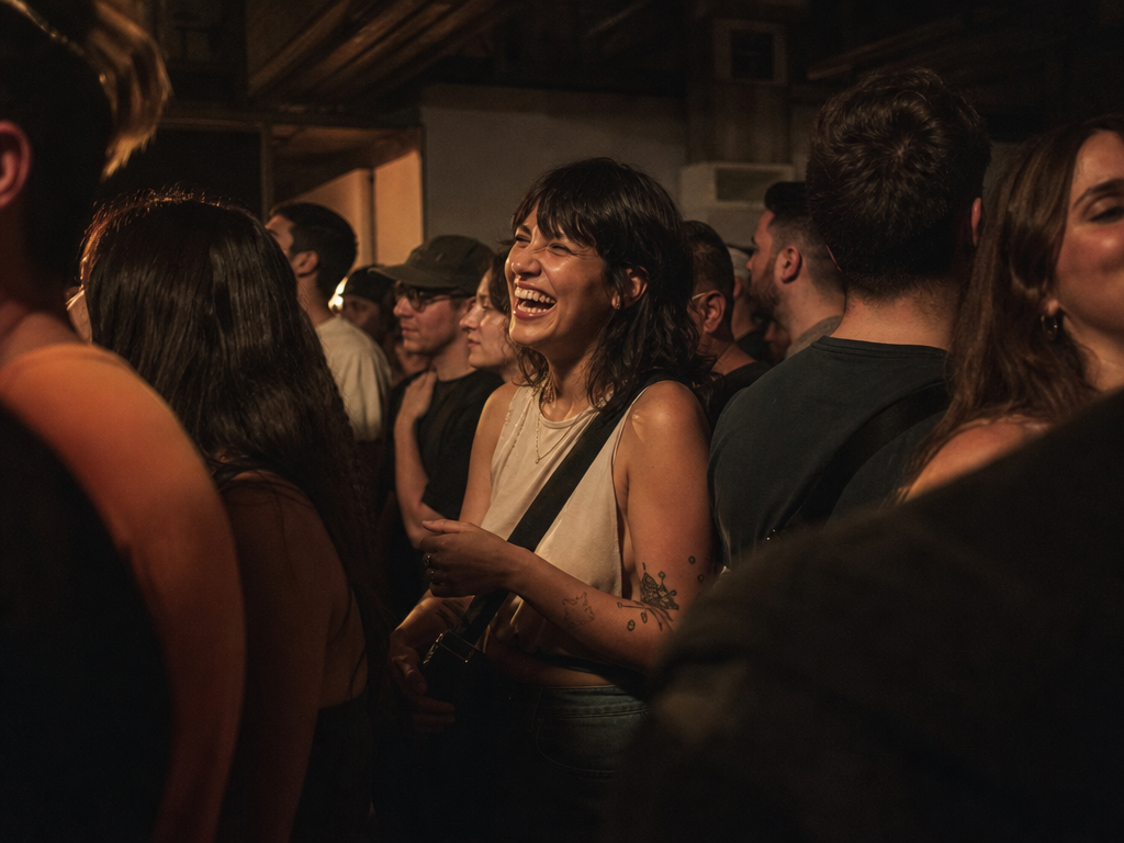 Portrait crowd
